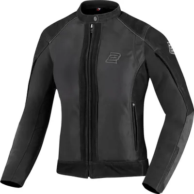 Zdjęcie produktu dla Bogotto Tek-M wodoodporna damska skórzano-tekstylna kurtka motocyklowa, czarna, 2XL