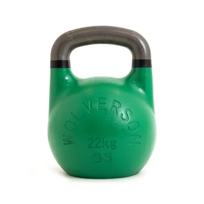 Produktbild von Wolverson Fitness GSU Kettlebell 22K Grün + Black Rings