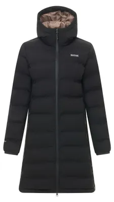 Produktbild von Regatta - "Altoro" Steppjacke für Damen, Lang geschnitten RG13722 (46 DE) (Schwarz/Mokka)