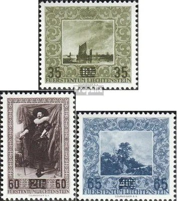 Produktbild von Briefmarken Liechtenstein 1954 Mi 326-328 (kompl.Ausg.) postfrisch Gemälde