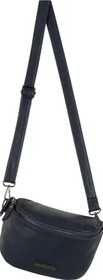 Produktbild von Bauchtasche Crossbody-Bag Umhängetasche Kunstleder Italy-Design BLAU (66672)