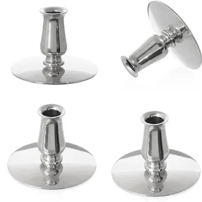 Produktbild von 4x Kerzenhalter Messing Kerzenständer Dünne Altarkerzen Bis Ø0,9cm Hochzeit 6732