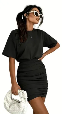 Productafbeelding van Currero Zomerjurk Dames Zwart XL