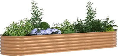Obrázok produktu pre vidaXL Zvýšená posteľ hnedá 320 x 80 x 44 cm oceľ