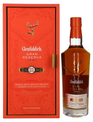 Produktbild von Glenfiddich 21 Years Gran Reserva Single Malt Scotch Whisky 43.2% Vol. 0.7L