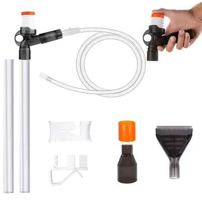 Productafbeelding van Aquarium Kiesreiniger Set met Waterstroomregeling en Accessoires
