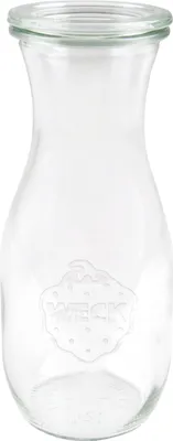Immagine prodotto di Weck Glasflasche Saftflaschen Glas 1 L 6 Stück Flasche für Säfte, Weckgläser