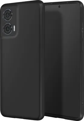 Image de Avizar, Soft Touch Housse silicone Motorola Edge 50 Fusion, dos mat, noir