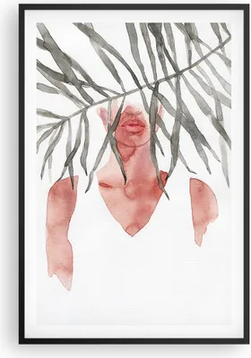 Produktbild von Gerahmtes Poster - Schwarzer Rahmen - Mann Körper Oberkörper - 61x91,5 cm - Wand Bild - Wanddeko - Wandbilder - Kunstposter - Wandposter - Bilderrahmen - Bilder - Kunstdruck - P2BPA61x91-5138