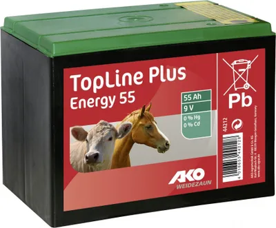 Immagine prodotto di AKO Batterie TopLine Plus Energy 9 V, 55 Ah, L x B x H 165 x 115 x 110 mm