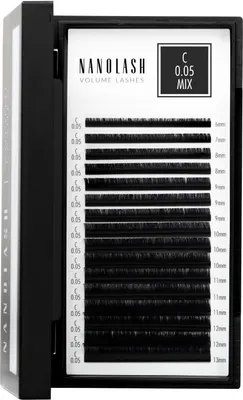 Produktbild von VOLUME LASHES falsche Wimpern 0,05 C #6-13 mm 1 Stk