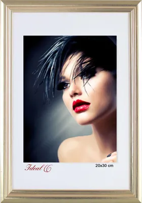 Produktbild von Artos Holz Bilderrahmen Acrylglas Plexi Lifestyle Foto Rahmen Collage Wanddeko Poster - Farbe: Gold | Format: 20x30