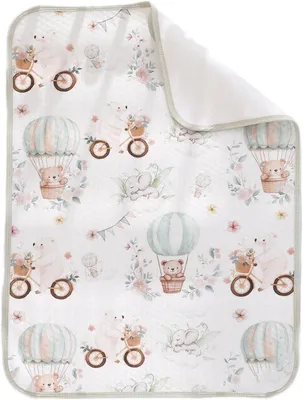 Produktbild von Waschbare Wickelunterlage für Babys, saugfähig und atmungsaktiv