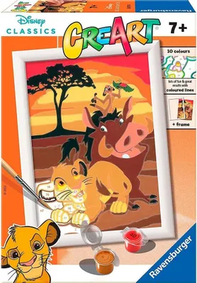 Produktbild von Ravensburger CreArt Malen nach Zahlen – Disney Der König der Löwen