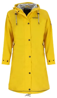 Produktbild von Lizzard Sports Damen Regenmantel unifarben - Regenjacke wasserdicht und winddicht in Gelb Größe 3XL