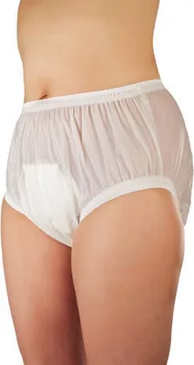 Produktbild von Suprima Inkontinenz-PVC-Slip Schlupfform, waschbar : weiß / 48 Größe: 48 Farbe: weiss