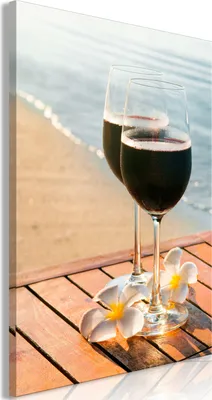 Produktbild von Vliesstoff Leinwandbild - Love Refreshment (1 Part) Vertical 60x90 cm Landschaften j-B-0103-b-a