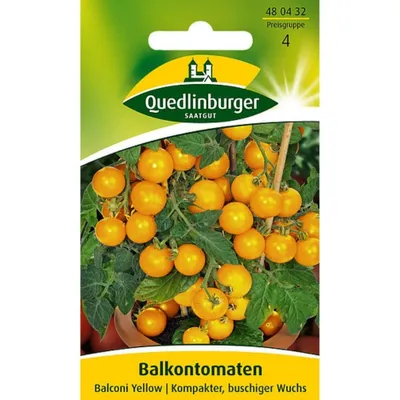 Immagine prodotto di Quedlinburger Saatgut - Pomodori da balcone Balconi Giallo - semi - 480432