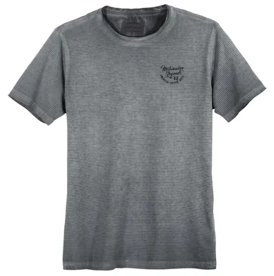 Produktbild von Redfield modisches Used XXL T-Shirt geringelt grau
