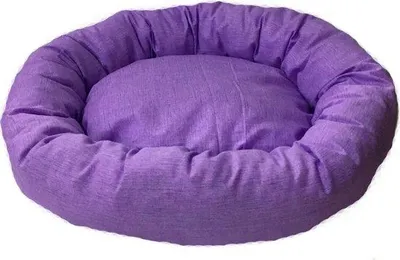 Produktbild von WODDY Haustierbett Donut-Form 50 cm Lila