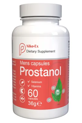 Produktbild von Prostanol - 60 Kapseln hochdosiert - L-Arginin, Zink, Selen, Maca & Ginseng - Original Rezept aus der Schweiz - Vegan & Pflanzlich - 1er Pack
