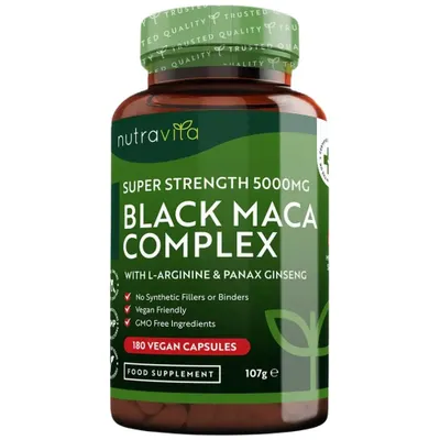 Obrázek produktu pro Nutravita Black Maca Root Complex 5000 mg