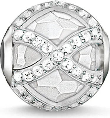 Produktbild von Thomas Sabo K0140-690-14 Karma Bead Weisse Maharani Milky Quarz