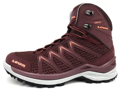 Immagine prodotto di Scarpe sportive da donna Lowa Innox Pro GTX MID, stivali da trekking, scarpe da trekking, colore rosso, adatte anche per il tempo libero