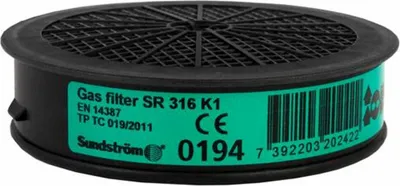 Zdjęcie produktu dla F8028 - SR - filtr sundström - k1 do półmasek i masek całotwarzowych