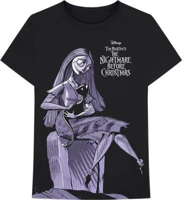 Produktbild von Nightmare Before Christmas - T-Shirt für Herren/Damen Uni RO4261 (M) (Schwarz)
