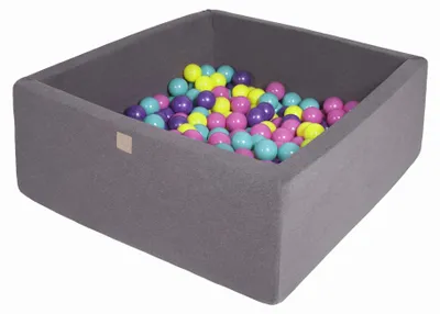 Obrázek produktu pro Čtvercová jáma na míče 90x90x40 - Tmavě šedá