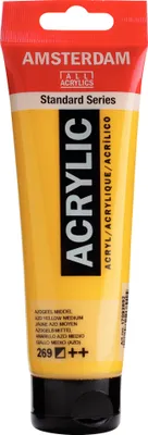 Produktbild von Amsterdam 17092692, Gelb, Acrylfarbe, Flüssigkeit + Gel, 120 ml
