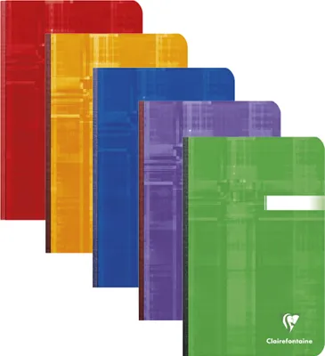 Image de Clairefontaine 69602C Clairefontaine Notizbuch, broschiert, 110 x 170 mm, kariert