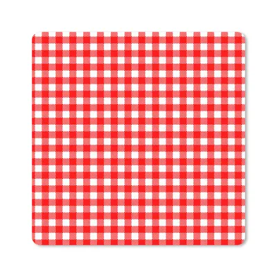 Produktbild von MuchoWow® Mauspad Mousepad Rot - Rustikal - Muster 20x20 cm - Mousepads - Maus Mat - Pad - Mausunterlage - Desk Mat - Bureauartikeln