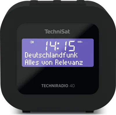 Produktbild von TechniSat TECHNIRADIO 40 | DAB+ Radiowecker mit Sleeptimer und Snooze | rot