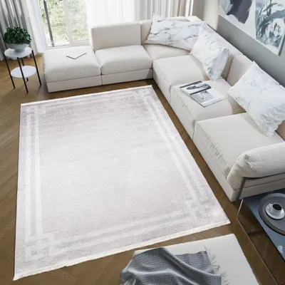 Immagine prodotto di Tappeto Tapiso TOSCANA Modern Grigio chiaro Soggiorno OEKO-TEX 140 x 200 cm