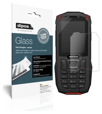 Produktbild von 2x Schutzfolie für Ulefone Armor Mini matt - Anti-Shock 9H Folie dipos Glass