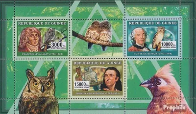 Produktbild von Briefmarken Guinea 2006 Mi 4281-4283 Kleinbogen (kompl.Ausg.) postfrisch Naturforscher