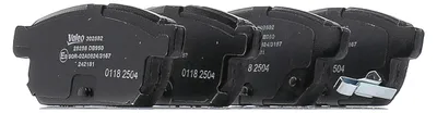 Produktbild von VALEO Bremsbeläge Satz Hinten für SUZUKI SWIFT III (MZ, EZ) 302582
