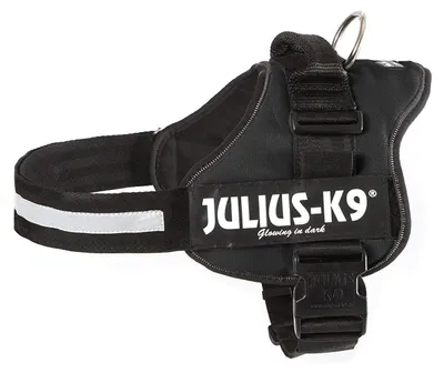 Productafbeelding van Trixie Julius-K9 Powerharnas, maat 0/M-L: 58-76 cm, zwart