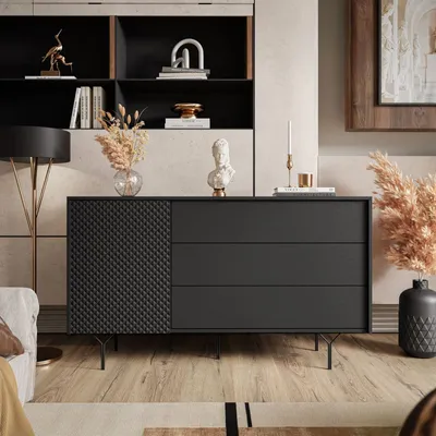 Produktbild von RICHMOND 1D Kommode KSZ144 Schwarz