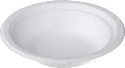 Produktbild von Zuckerrohrschale 400 ml, Durchmesser 17,8 cm, Höhe 4 cm, 50 Stück.