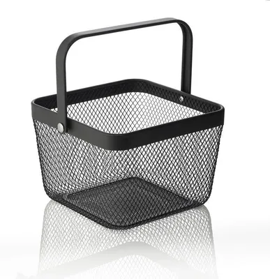 Immagine prodotto di Cestino in metallo 24,5 x 24,5 x 17,5 cm