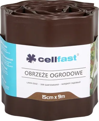 Obrázok produktu pre Záhradné obruby hnedé, 15cm x 9mb