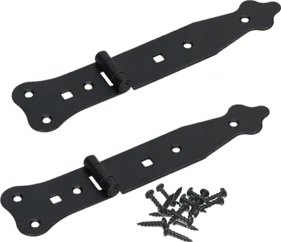 Produktbild von KOTARBAU® 2er Set Ladenband 220 mm Schmal Torscharnier Stilvolles Türband von Höchster Qualität Werfgehänge Kreuzgehänge Gartentorband