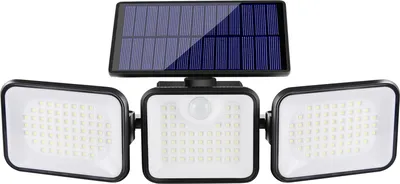 Image de Lampe murale à détecteur à énergie solaire Eclairage extérieur étanche Eclairage du jardin de la maison