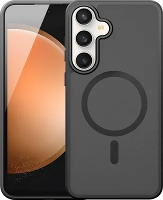 Produktbild von Samsung Galaxy S25 FE Hülle - Dux Ducis Yind Series - Back Cover Matt Transparent - MagSafe Compatible - Schwarz