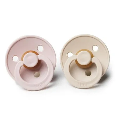 Image de BIBS 2-PACK M BLUSH & VANILLA sucette Hevea
