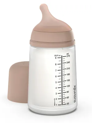 Produktbild von Suavinex Anti-Colic Babyflasche Zero Zero Silikonsauger M ab 3 Monate 270ml