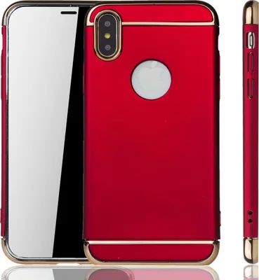 Zdjęcie produktu dla Etui ochronne na telefon komórkowy Apple iPhone XS Bumper Hard Cover Red